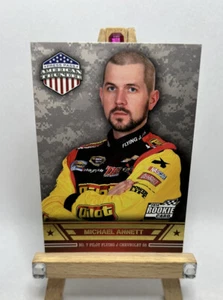 Pase de prensa Michael Annett 2014 NASCAR Racing American Thunder #4 - Imagen 1 de 6