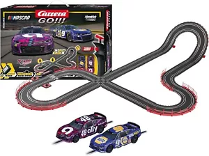 Carrera GO!!! NASCAR Talladega Competition 1/43 Slot Car Racing Set Camaro 62582 - Picture 1 of 5