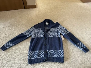 $29.99 NWT Old Navy Kids Boys Knitted Buttoned Sweater Jacket L(10-12) - Picture 1 of 5