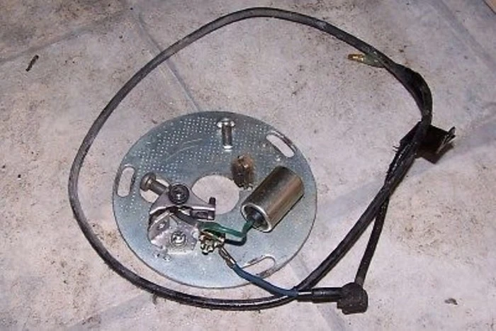 PLACA DE PUNTOS DE ENCENDIDO KZ400 KAWASAKI KZ 400 TWIN 1974 Foto 1 de 1