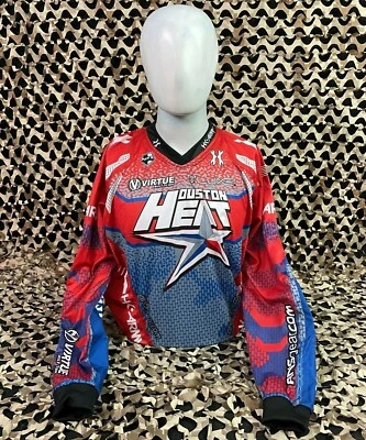 NUEVA CAMISETA DE PAINTBALL HK Army Freeline - Houston Heat Home - Roja/Azul - Pequeña Foto 1 de 4