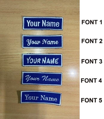 *CUSTOM*Personalised* Name Embroidery Sew on Multipurpose Embroidered Patch Tag - image 1 of 4