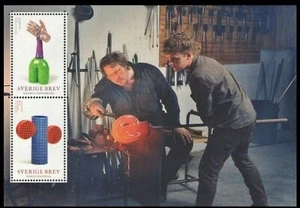 SWEDEN 2025 Glass Art - S/S MNH - Foto 1 di 1