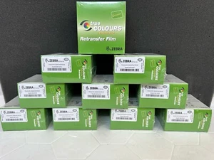 Lot 10 in 1 Zebra 800012-601 Retransfer Film (ZXP8) - Zdjęcie 1 z 5