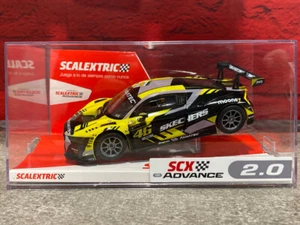 SCX 1/32 Scale Advanc Audi R8 LMS - VR46 with lights with Custom Graphite silver - Picture 1 of 7