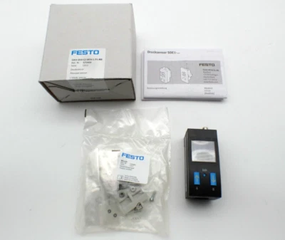 Festo Pressure Sensor SDE1-D10-G2-MS4-L-P1-M8 575409 - Image 1 of 4