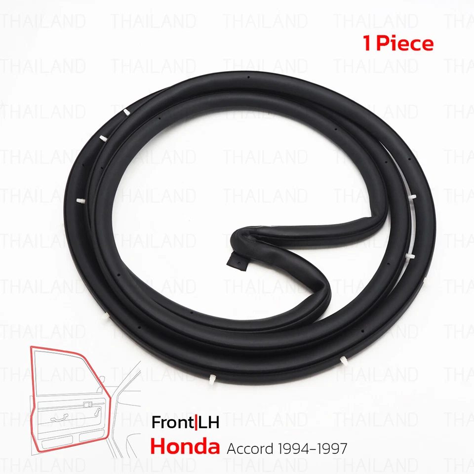 Sello de goma para puerta delantera izquierda tira térmica para Honda Accord CD 4 puertas 1994-1997 Foto 1 de 4