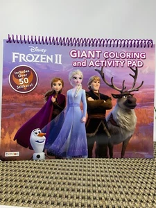 Frozen 2 riesiges Farb- und Aktivitätspad. Enthält 50 Aufkleber! (Mit kostenlosen Bleistiften) - Bild 1 von 1