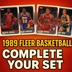 1989 Fleer Basketball - Pick Your Card - Complete Your Set - Picture 1 of 37