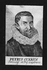 1680 - Petrus Cunaeus Peter Van De Cun Avocat Lawyer Gravure Sur Cuivre