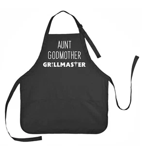Aunt, Godmother, Grillmaster Apron, Godmother Gift, Godmother Apron, Aunt Gift - Picture 1 of 4