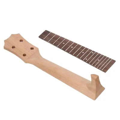 Ukulele Fretboard Neck Set Rosewood Okoume Wood Fingerboard Replacement US - Image 1 of 4