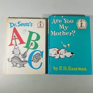 Dr Seuss Books Are You My Mother 1960 & ABC 1963 Hard Covers VTG - Picture 1 of 11