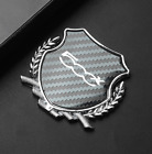 For Fiat 500x Car Side Fender Window Emblem Badge Sticker Decal Metal Carbon