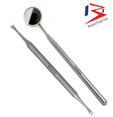 BEAUTYTRACK Dental Kit Tooth Scraper Mirror Scalers Set Teeth Tartar Calculus Plaque Remover