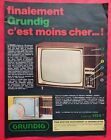 Publicité Presse Téléviseur Grunding Novembre 1970