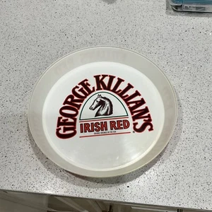 GEORGE KILLIAN'S IRISH RED Brand Plastic Beer Tray Tavern Home Vintage 13” Round - Picture 1 of 5