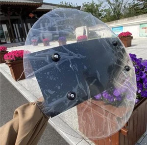 3mm PC Round Polycarbonate Anti-Riot Shield for Campus Security Diameter 55cm - Picture 1 of 8