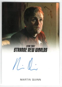 STAR TREK STRANGE NEW WORLDS S2 MARTIN QUINN AS MONTGOMERY SCOTT FB AUTOGRAPH VL - Picture 1 of 2
