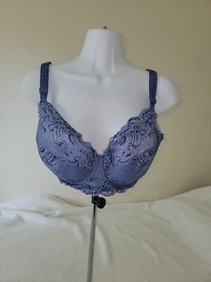 Pleasure State Kiira Kanagawa Cut & Sewn Bra - Wedgewood/Clematis Blue 36 G - Image 1 of 4