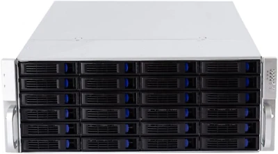 4U Rackmount Server Case Chassis with 24 Hot-Swappable SATA/SAS Drive Bays - Photo 1/4