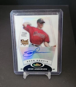 2008 Topps Finest Refractor Autograph Josh Anderson Rookie /499 Astros #159 - Picture 1 of 3