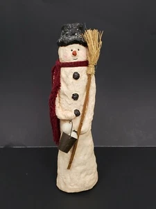 Vintage Weihnachten groß 13" Frosty The Snowman Urlaub Wohnkultur Statue Figur - Bild 1 von 10
