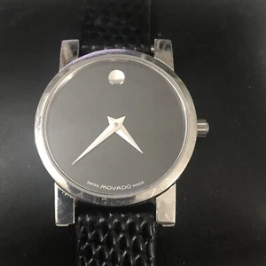 Swiss Movado Museum klassische Damen-Quarz-Lederuhr – Ladenpreis 895 $ - Bild 1 von 9