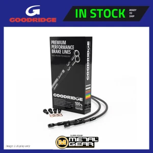 Braided Brake Line Carbon Front for HUSQVARNA TE 300 2017 - Picture 1 of 2