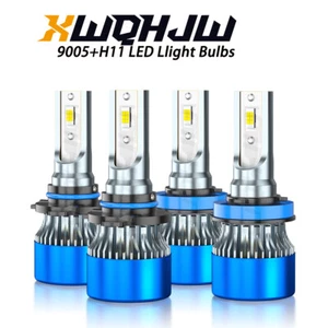 9005+H11 Bombillas LED Faro Alto Bajo 6500K Para Toyota Sienna 2011-2022 - Imagen 1 de 12