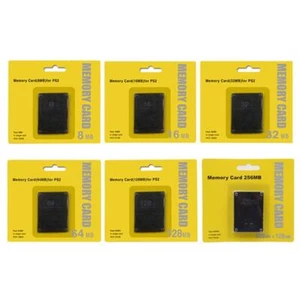 Memory Card For PlayStation 2 For PS2 8/16/32/64/128/256MB New E7 - Imagen 1 de 10