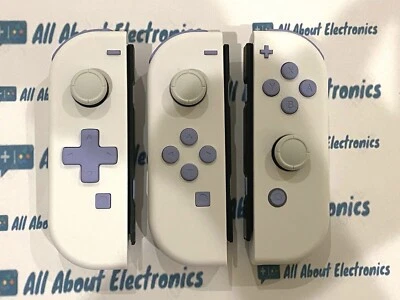 Nintendo Switch Custom Joy-Con Soft Touch Pink & Purple Joy Cons Controllers - Image 1 of 4