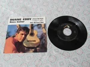 Duane Eddy Boss Guitar 45 and Picture Sleeve - Foto 1 di 2