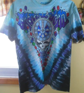 1995 Grateful Dead Liquid Blue T-Shirt 100% Double Stitch PreShrunk Cotton-M - Picture 1 of 8