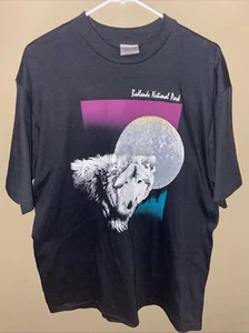 Vintage Badlands National Park T-shirt XL American Outdoors Made USA Wolf Moon - Picture 1 of 5