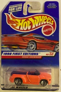 Hot Wheels 1998 First Edition Dodge Sidewinder Orange Die Cast - Bild 1 von 6