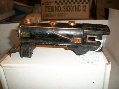 AMERICAN FLYER PREWAR O GAUGE # 1121 STEAM LOCOMOTIVE BOILER SHELL (PARTS ONLY) - Image 1 of 4