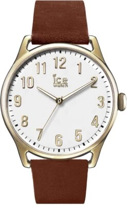 Ice-Watch Ice time  Caramel White Large (41 mm) Uhr Leder  NEU/ungetragen - Bild 1 von 4