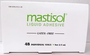 Mastisol Liquid Adhesive 2/3mL Vials 0496-0523-48 (BOX/48) 2027/05/31 - Picture 1 of 4