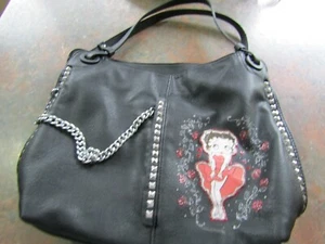 Beautiful Betty Boop Black Shoulder Bag - Picture 1 of 8
