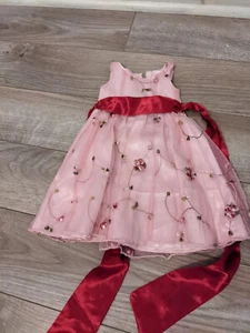 Emily Rose 18" Doll Clothes Julie Inspired Pink Flower Dress Fits American Girl - Picture 1 of 3