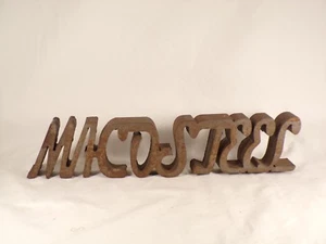 MACO Steel Republic Steel? Patton Mills Foundry Advertising Medal Emblem - Picture 1 of 10