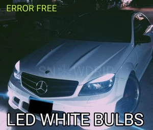 PARA MERCEDES CLASE C W204 LED XENÓN BLANCO LUCES LATERALES BOMBILLAS LATERALES ACTUALIZACIÓN - Imagen 1 de 1