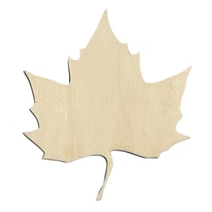 5 x Deko Holz Schablone Blätter Kunst Handwerk Outdoor Basteln Umriss - Bild 1 von 5