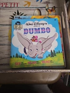 Vintage 1977 Walt Disneyland Dumbo Lesen und Hören Buch Schallplattenset #324 Sehr guter Zustand - Bild 1 von 3