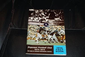 1974 TORONTO ARGONAUT CFL PRESS MEDIA GUIDE EX-MINT - Bild 1 von 2