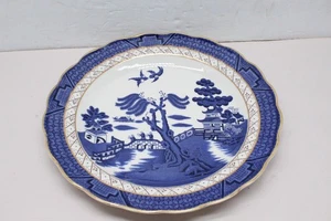 Royal Doulton “Real Old Willow” Gold Trim 10.75" Dinner Plate Porcelain - Picture 1 of 4