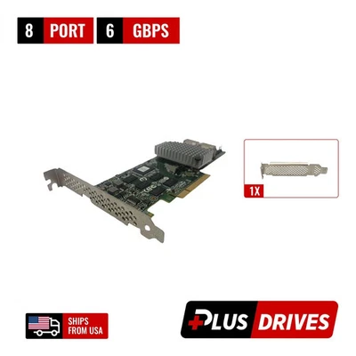 LSI 9750-8i 6Gbps 8 Port PCIe 2.0 SAS/SATA RAID Controller w/ High & Low Bracket - Image 1 of 4