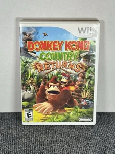 Donkey Kong Country Returns Nintendo Wii Videospiel mit Handbuch - getestet funktioniert - Bild 1 von 4