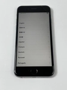 Apple iPhone 6S 16GB A1633 Space Gray (AT&T) Smartphone - Glass Cracked - Picture 1 of 8